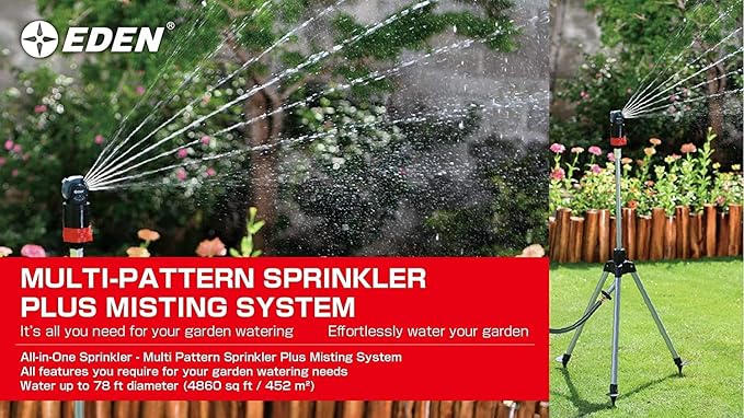 Eden 11530-EDAMZ Multi-Pattern Sprinkler Plus Misting System