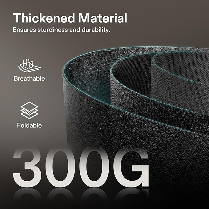 VIVOSUN 20-Pack 10 Gallon Grow Bags, Heavy Duty Thickened Nonwoven Fabric Pots with Handles for Flowers Fruits and Vegetables Black