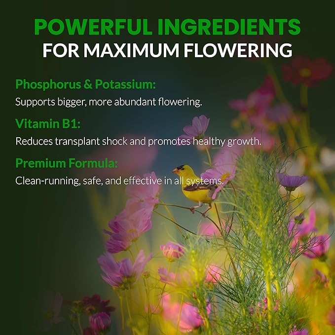Humboldts Secret Flower Stacker | 0-7-5 Bloom Booster with Vitamin B1 | High Phosphorus Potassium Flowering Nutrients | Potting Soil Hydroponics Coco | Indoor & Outdoor Plants | 1 Gallon
