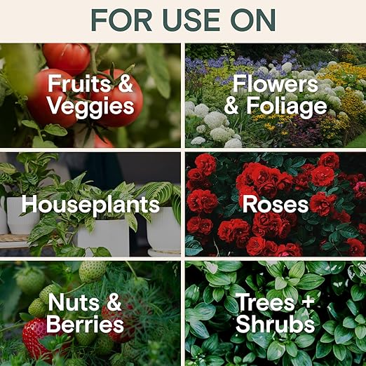 Arber Bio Protectant | Organic Outdoor Plant Fungicide and Root Stimulate Liquid Concentrate | Natural Bloom Boosting Growth Gardening Solution | Control Mildew, Mold, Spots | Make Over 16 Gallons