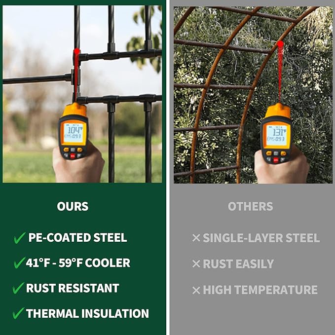 Half Garden Arch Trellis, Trellis Arch for Climbing Plants Outdoor, 7.9FT MetalGarden Arbor, Garden Trellises for Patio Lawn Backyard, Large Garden Archway Decoration Black 47.2" x 94.5in