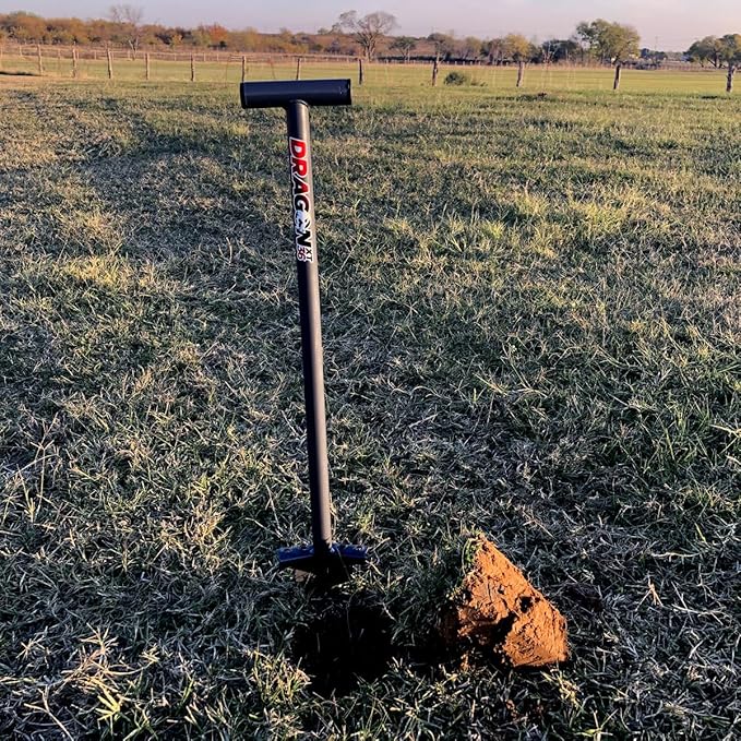 36" Shovel for Metal Detecting, Gardening, Cutting Clean Plugs for Easy Treasure Recovery