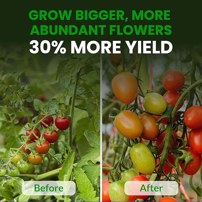 Humboldts Secret Flower Stacker | 0-7-5 Bloom Booster with Vitamin B1 | High Phosphorus Potassium Flowering Nutrients | Potting Soil Hydroponics Coco | Indoor & Outdoor Plants | 1 Gallon
