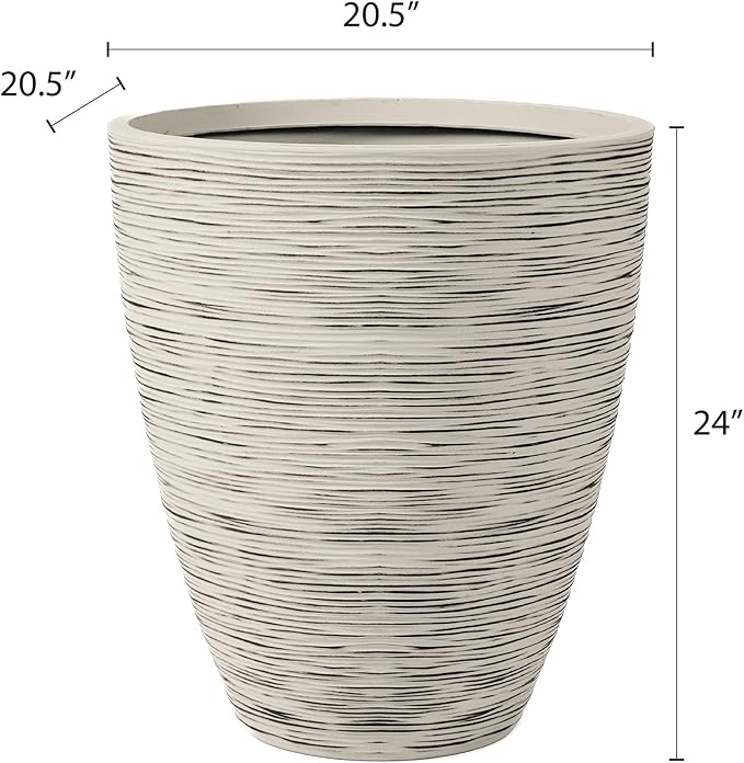 Newport 50‑Gallon Flat‑Back Rain Barrel with Stand & Planter Bundle – Slate | Removable Lid, UV-Stabilized Outdoor Water Storage