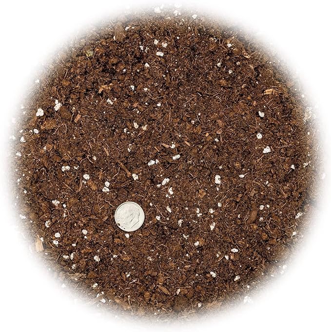 GARDENERA Premium Bamboo Potting Soil Mix - (10 Quart Bag)