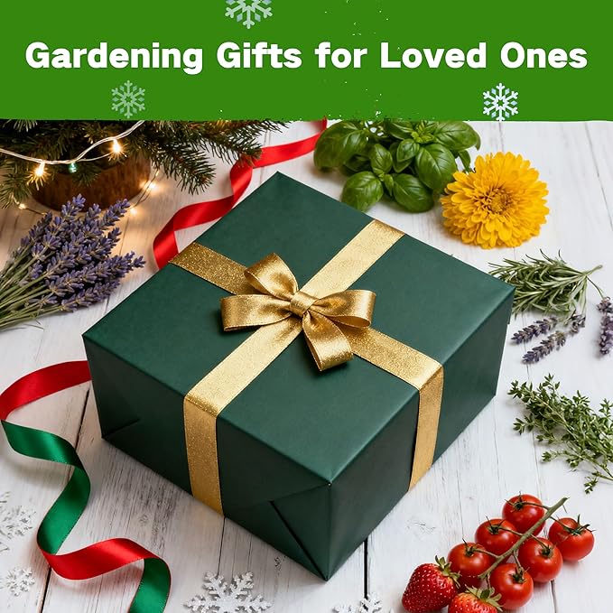 Lush&Dew Companion Plants Heirloom Seed Bank, Gardening Gifts for Women & Men, 32 Varieties 30,000+ Non-GMO Vegetable Seeds for Planting in Garden Bed Greenhouse, Survival Seed Kit for Food Supply
