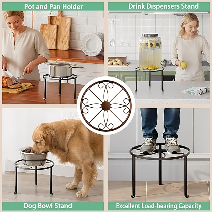 Set of 5 Metal Plant Stand for Heavy Potted Plant for Home Indoor and Outdoor Round Metal Corner Plant Stand for Flower Pot Stand Holder