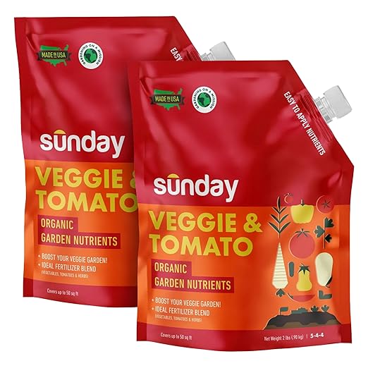 Sunday Garden Naturals Veggie + Tomato Plant Food Mix