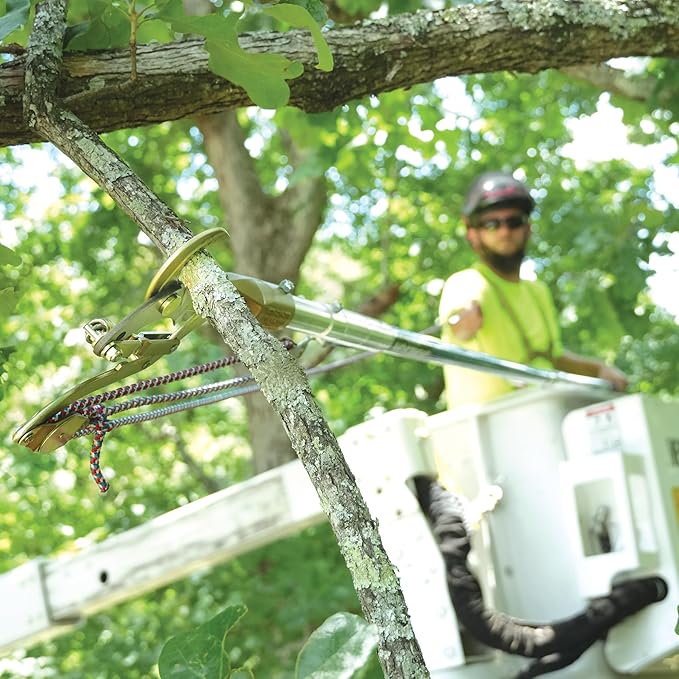 Jameson Big Mouth Double Pulley Pruner Kit with Premium 20 ft Bumpy Pruning Rope - 1.75 inch cut capacity