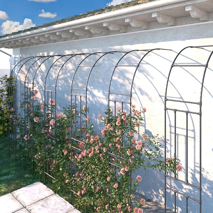 Garden Arch connectors - Length: 15.5 inches, Suitable for Pipe Diameter: 0.78 inches,Connect with a Garden Arch to Form a Garden Promenade