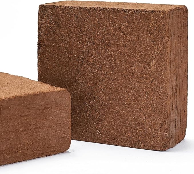 Mycelium Coco Coir Brick - Seed Starter | 10 lb OMRI Certified Organic Growing Medium for Seed Germination & Root Development – Expands When Hydrated for a Nutrient-Rich, Well-Draining Base