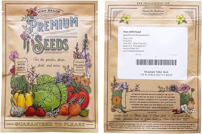 Lovage Herb Garden Seeds - 4 Oz ~40K Seeds - Non-GMO Medicinal Herbal Gardening & Microgreens Seeds - Annual - Loveage
