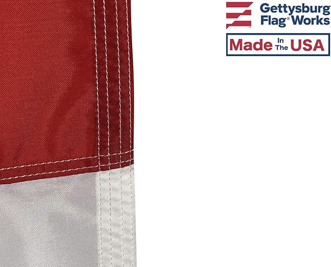6x10' North Carolina Flag - All Weather Nylon & Reinforced Fly End Stitching - Made in USA