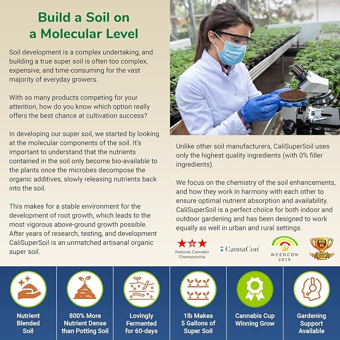 The Bud Grower | Premium 100% Organic Super Soil Concentrate | 3.5 lbs of Premium Soil Concentrate & Rapid Rooters | All-in-One Soil Amendment