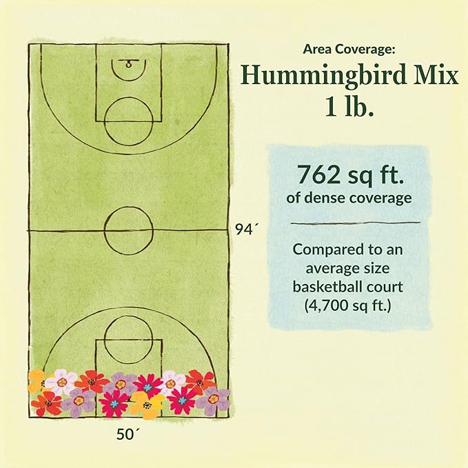 Ferry-Morse Hummingbird Mix Bulk Flower Seeds, 1lb