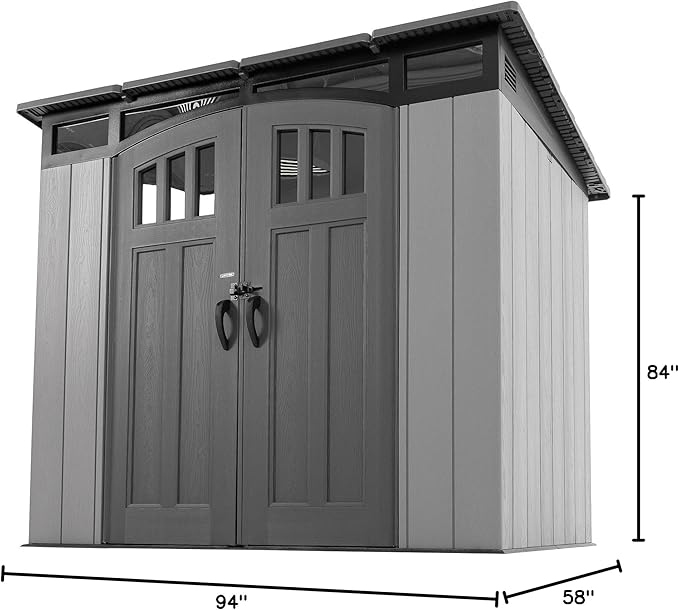 LIFETIME 8 x 5 Ft. Modern Outdoor Storage Shed