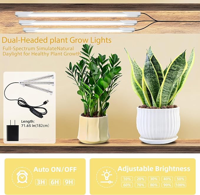 Plant Stand Indoor with Grow Light, for Indoor Plants Multiple, Metal Humen-Shaped Plant Flower Holder, for Living Room, Balcony, Patio