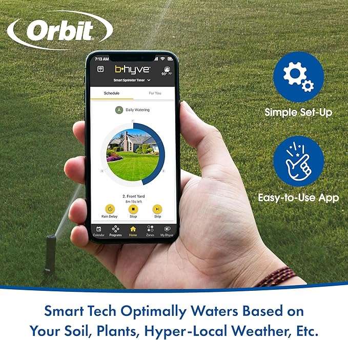 Orbit 57985 B-hyve XR 8-Zone Smart Indoor/Outdoor Sprinkler Controller