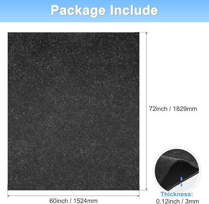 3MM Thickened Outdoor Storage Shed Mat, 6 x 5 FT Garage Floor Mats with Reusable, Washable, Non Slip, Durable for Protects Garage Floors/Driveways/Entrance Doors/Deck [Gray]