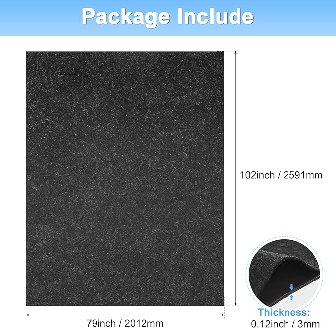 3MM Thickened Outdoor Storage Shed Mat, 8.5 x 6.6 FT Garage Floor Mats with Reusable, Washable, Non Slip, Durable for Protects Garage Floors/Driveways/Entrance Doors/Deck [Gray]
