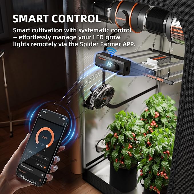 Spider Farmer G8600 Cost-Effective 800W LED Grow Lights, 4x4ft/5x5ft Coverage Commercial Bar Style LED Grow Lamp for Indoor Plants Vertical Farming, 2025 Upgraded Smart App Control