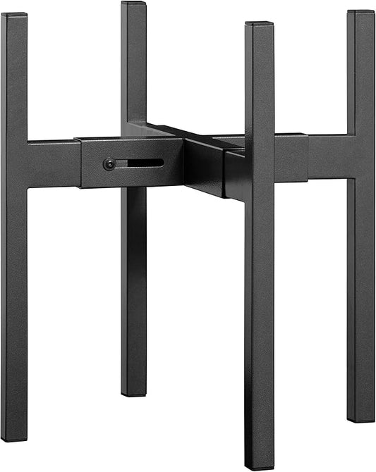 FaithLand Plant Stand, Adjustable Size Fits 8 9 10 11 12 Inches Plant Pot, Metal Planter Stand, Mid Century Expandable Plant Holder Indoor Outdoor, Adjustable Width: 8”-12” - Easy Assembly