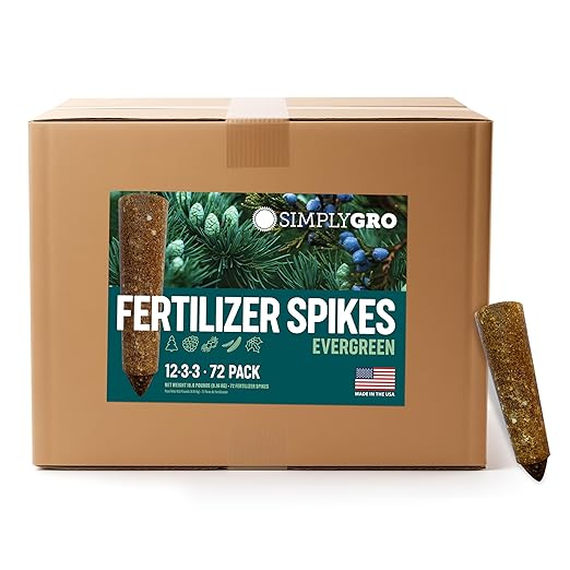 Fertilizer Spikes for Evergreen Trees & Shrubs (72 Spikes - 18.0 Lbs)