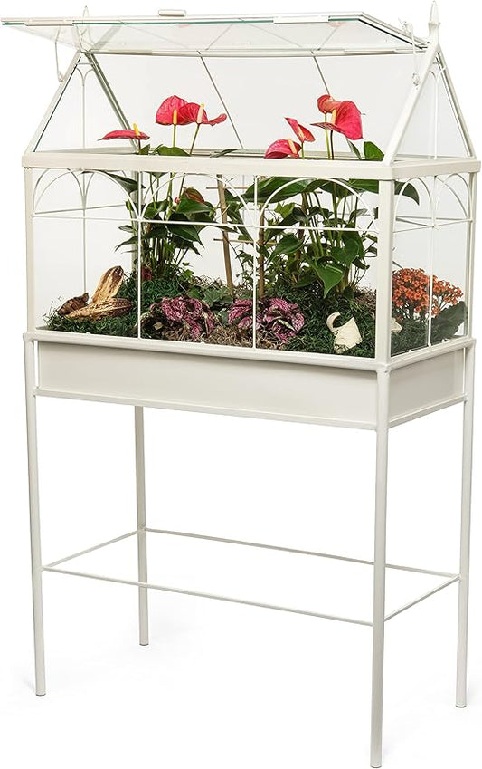 H Potter Terrarium Planter Freestanding Wardian Case (Large)