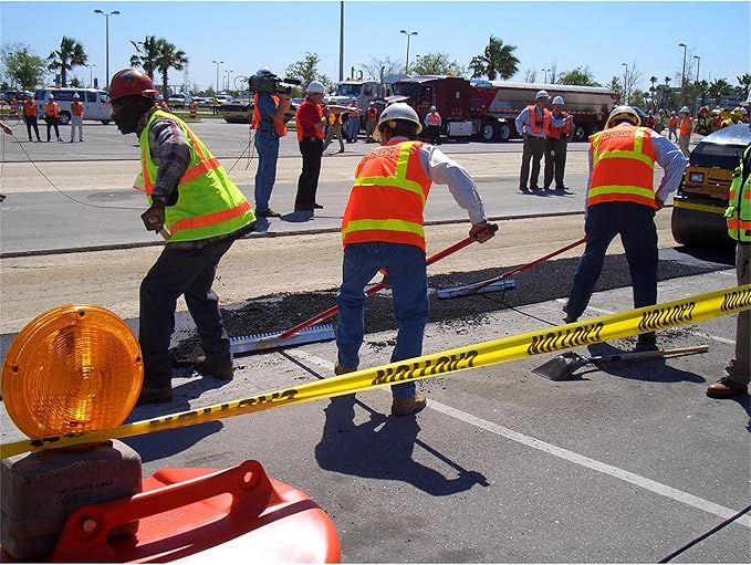MARSHALLTOWN Asphalt Lute Rake, Sharp 36 Inch Blade, 84 Inch Aluminum Handle, T Connector, Made in The USA, RED700096C