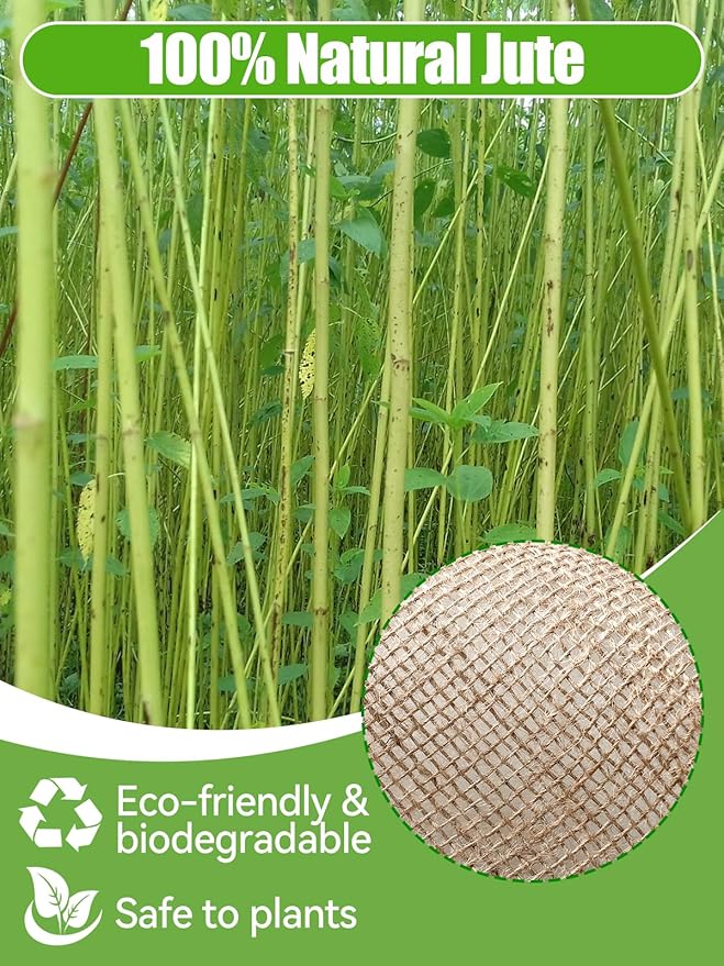 ANPHSIN 30ftx40in Natural Burlap Plant Covers Freeze Protection - Winter Frost Blankets Cloth Fabric Roll for Outdoor Bushes Trees Potted Plants Cold Weather