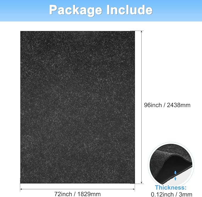 3MM Thickened Outdoor Storage Shed Mat, 8 x 6 FT Garage Floor Mats with Reusable, Washable, Non Slip, Durable for Protects Garage Floors/Driveways/Entrance Doors/Deck [Gray]