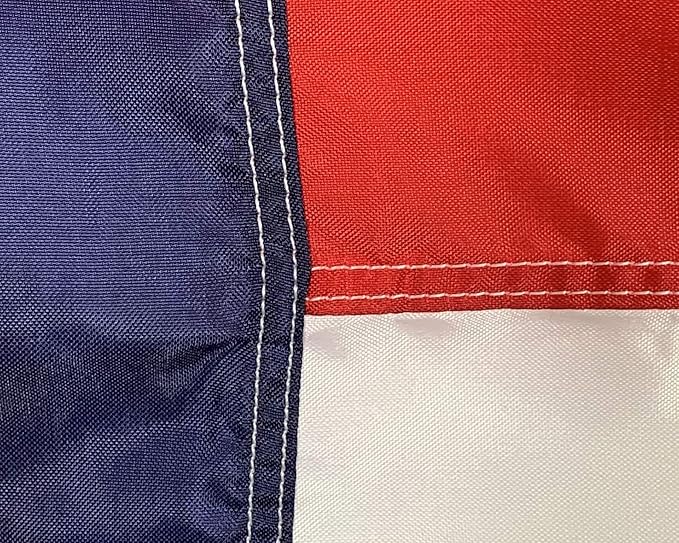 6x10' North Carolina Flag - All Weather Nylon & Reinforced Fly End Stitching - Made in USA
