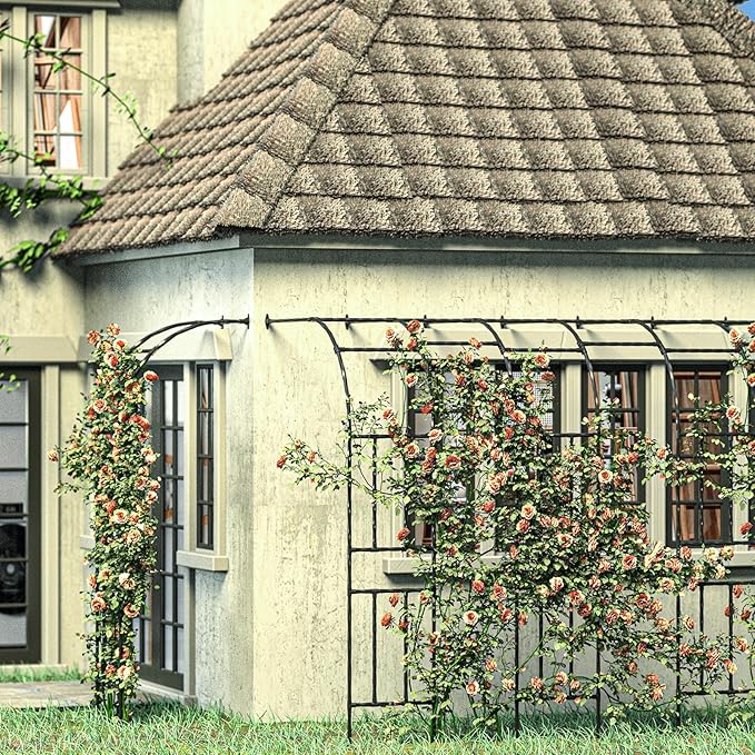 Garden Arch connectors - Length: 15.5 inches, Suitable for Pipe Diameter: 0.78 inches,Connect with a Garden Arch to Form a Garden Promenade