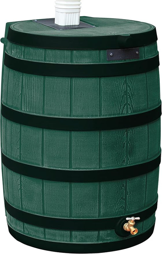 Good Ideas RW40-DR-GRN Rain Wizard 40-Gallon Darkened Ribs, Green