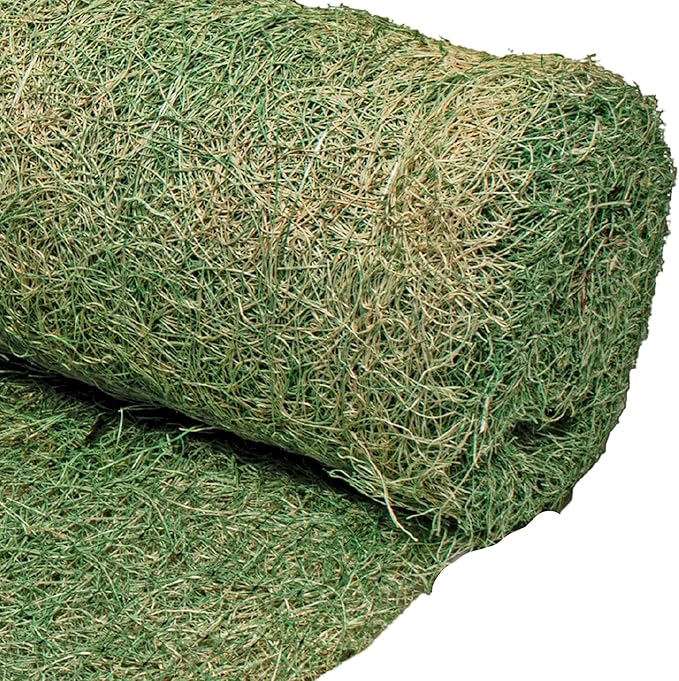 Dewitt 2-Pack Single Net Excelsior Blanket, Green, 4 x 112.5 Feet – Aspen Wood Fiber Erosion Control Mat with Netting for Soil Protection, Grass & Seed Establishment, Ground Cover and Landscaping