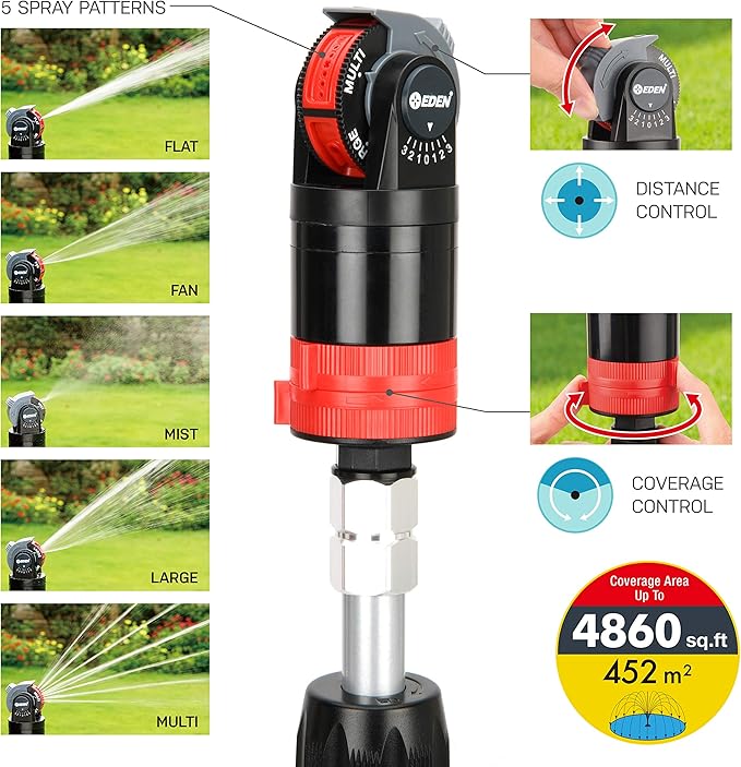 Eden 11530-EDAMZ Multi-Pattern Sprinkler Plus Misting System