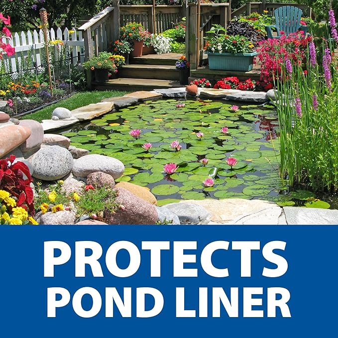 The Pond Guy Planting Bags for Backyard Water Gardens, Durable Mesh Planter Pot for Lily & Bog Plants, Grow Healthy Aquatic Plants, 9.5-Inch Square