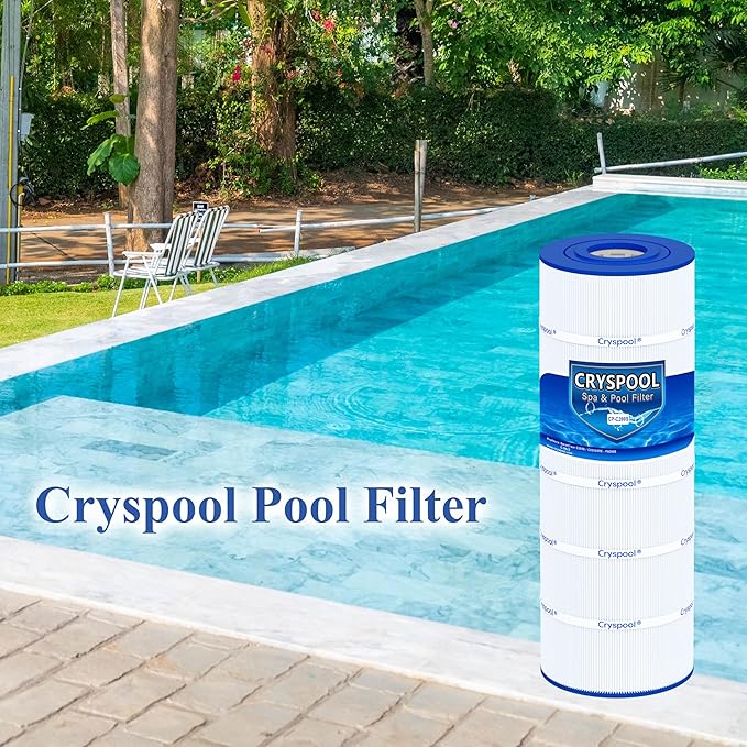 Cryspool® C200S Filter Compatible with CX200XRE, SwimClear C200S, C200S, C-9442, PA200S, 200 Sq. Ft Pool Filter Cartridge, 1 Pack