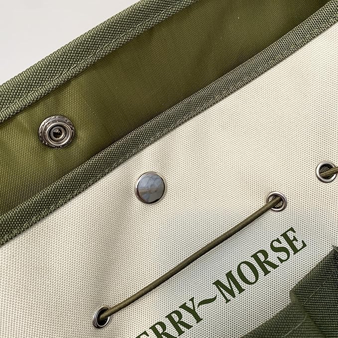Ferry Morse Garden Tool Bag, 8 Pockets Gardening Bag, Heavy Duty Garden Tote Caddy