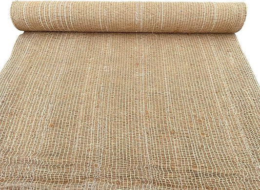 Sandbaggy Coconut Erosion Control Blanket – 3.75 ft x 120 ft Coir Mat for Soil Retention, Slope Stabilization, Plant Growth & Ground Cover – Ideal for Hillsides & DOT Projects - 2 Rolls (900 sq ft)