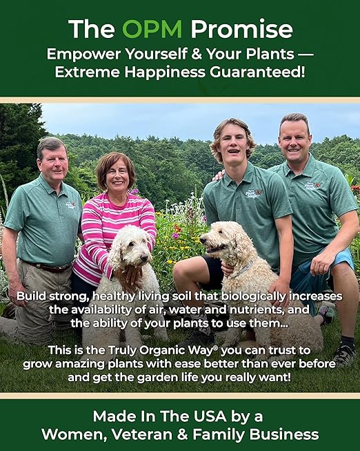 Organic Plant Magic - Truly Organic™ Slow Release Granular Fertilizer: Long-Lasting Plant Food Granules - Indoor & Outdoor Flowers, Vegetable Gardens, Fruit Trees, Shrubs, House Plants (Two 4 lb Bags)