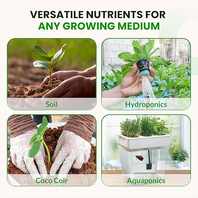 Humboldts Secret Base A & B Liquid Hydroponic Fertilizer | Complete Hydroponic Nutrients for Indoor and Outdoor Plants | Supports Healthy Vegetative Growth and Flowering Stage | 8 Ounce Set