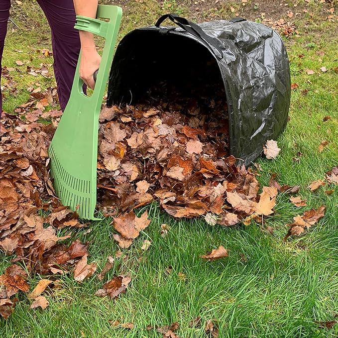 Pick-Up Claws | Leaf Scoop Picker Upper for Leaves, Mulch, Grass, Debris | Light-Weight Tall Wide Ergonomic Grip Easy Grabber Yard Cleanup Tool | Durable USA-Made Garden Collector Hand Rake by Vertex