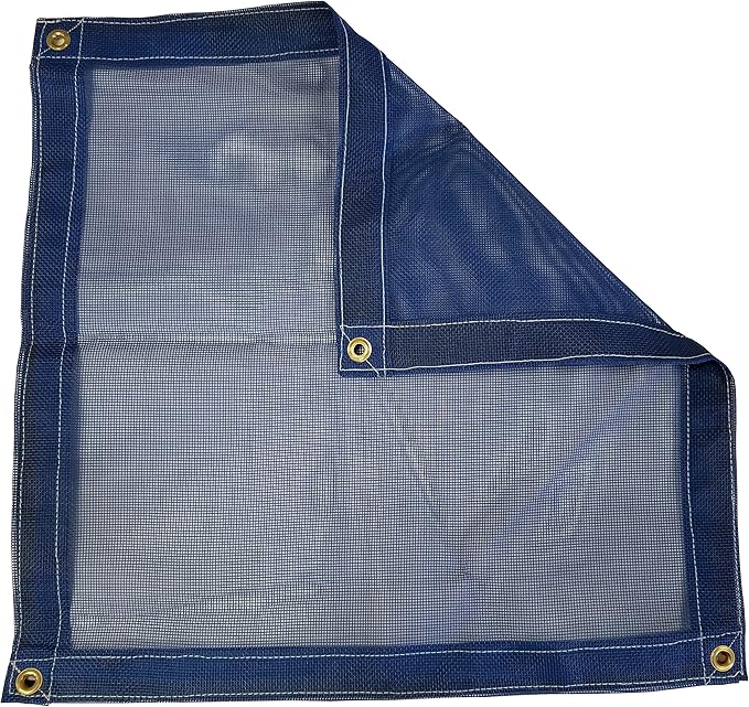 10 Ft. x 20 Ft. Blue 10 Oz. Vinyl Coated Mesh Tarp