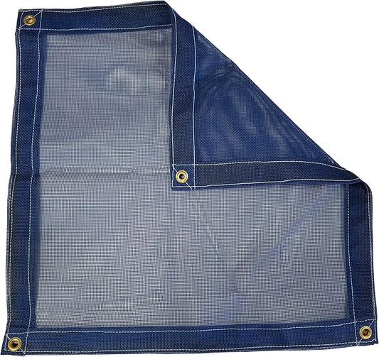 10 Ft. x 20 Ft. Blue 10 Oz. Vinyl Coated Mesh Tarp