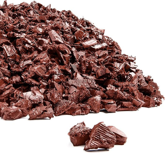 Playsafer Rubber Mulch Nuggets Protective Flooring for Playgrounds, Swing-Sets, Play Areas, and Landscaping (40 LBS - 1.55 CU. FT., Red)