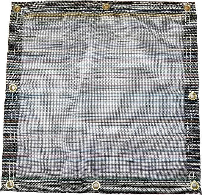 10 Ft. x 16 Ft. Multi-Colored 10 Oz. Vinyl Coated Mesh Tarp