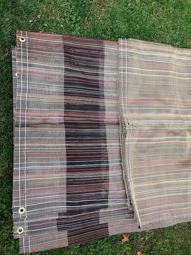 10 Ft. x 50 Ft. Multi-Colored 10 Oz. Vinyl Coated Mesh Tarp
