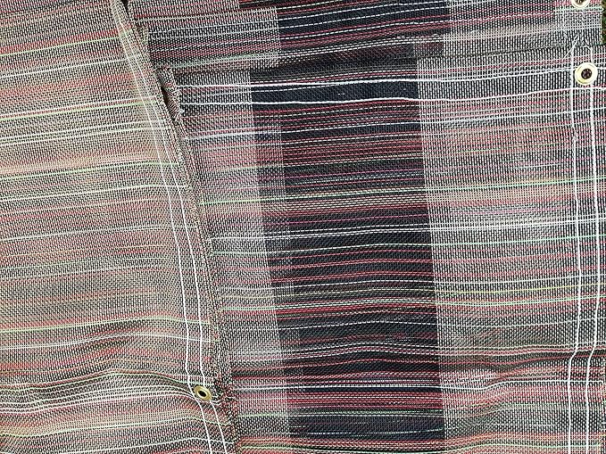 10 Ft. x 50 Ft. Multi-Colored 10 Oz. Vinyl Coated Mesh Tarp