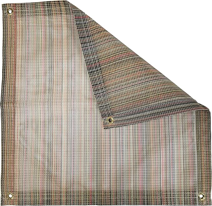 10 Ft. x 16 Ft. Multi-Colored 10 Oz. Vinyl Coated Mesh Tarp